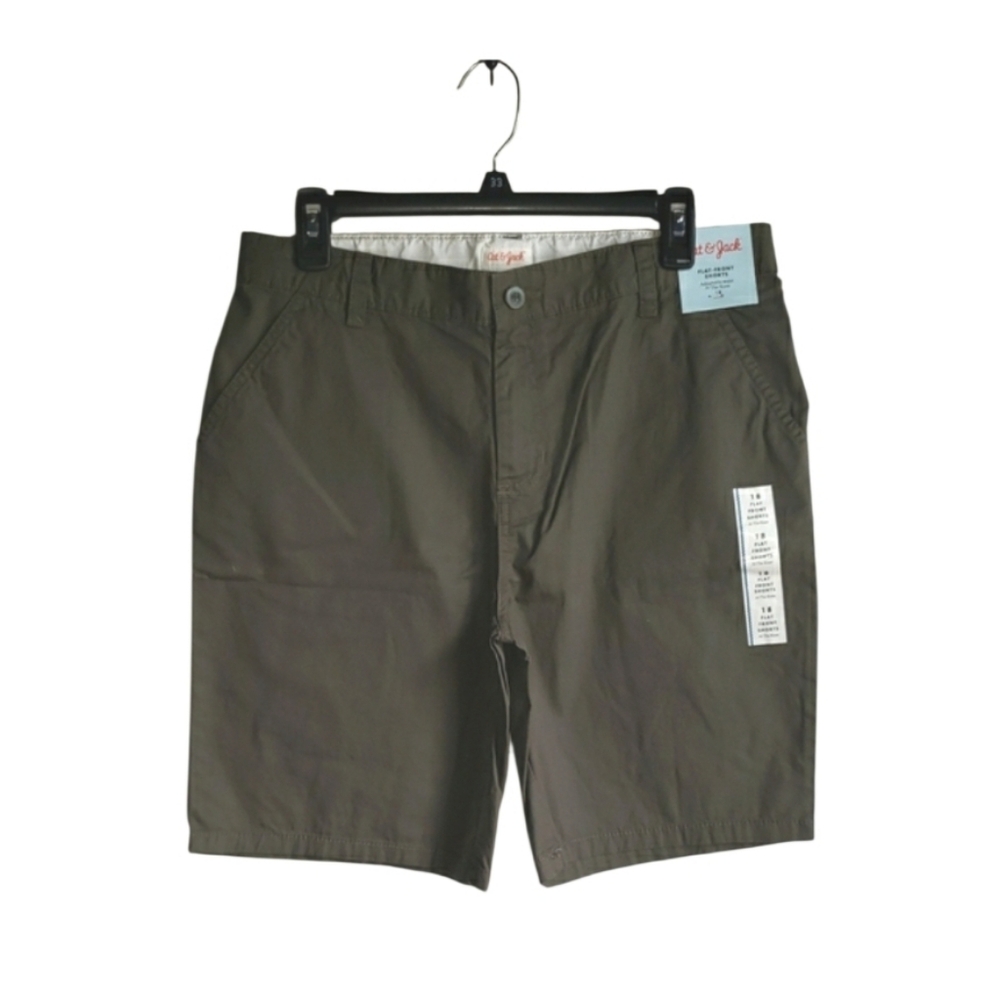 Cat & Jack Flat Front Chino Shorts Size 18